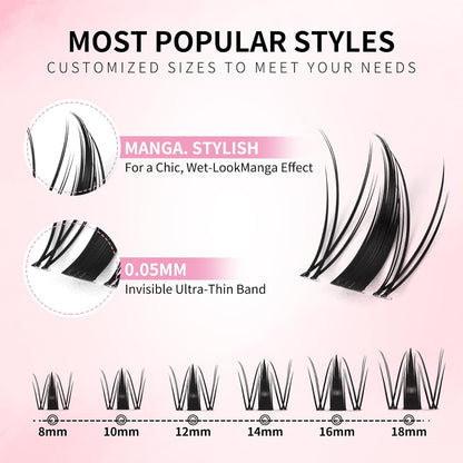 Manga Lash Cluster Kit